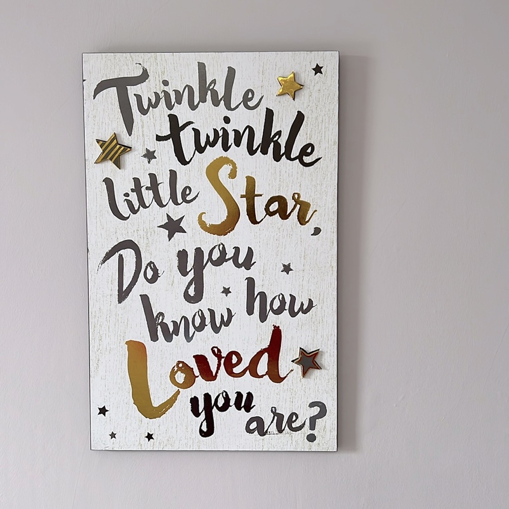 Twinkle Twinkle Little Star Wall Hanging